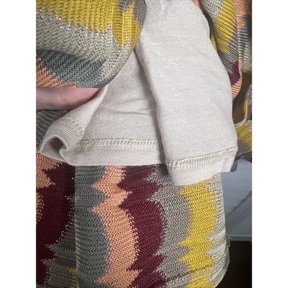 Anthropologie Seen Worn Kept Cilla Striped Knit A-Line Pull On Maxi Skirt Size 8 - Picture 6 of 10